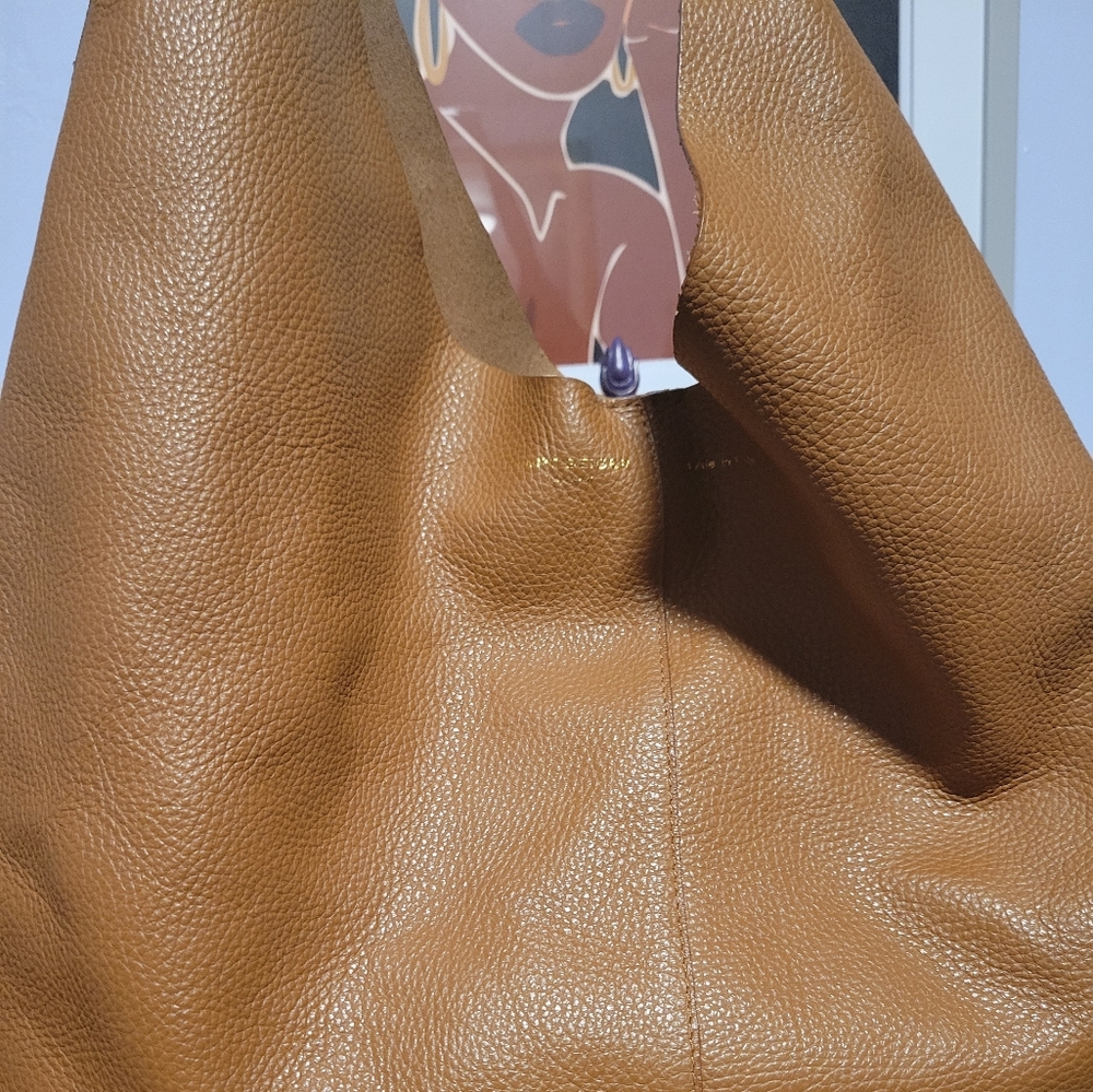 Authentic Kurt Geiger cognac leather hobo